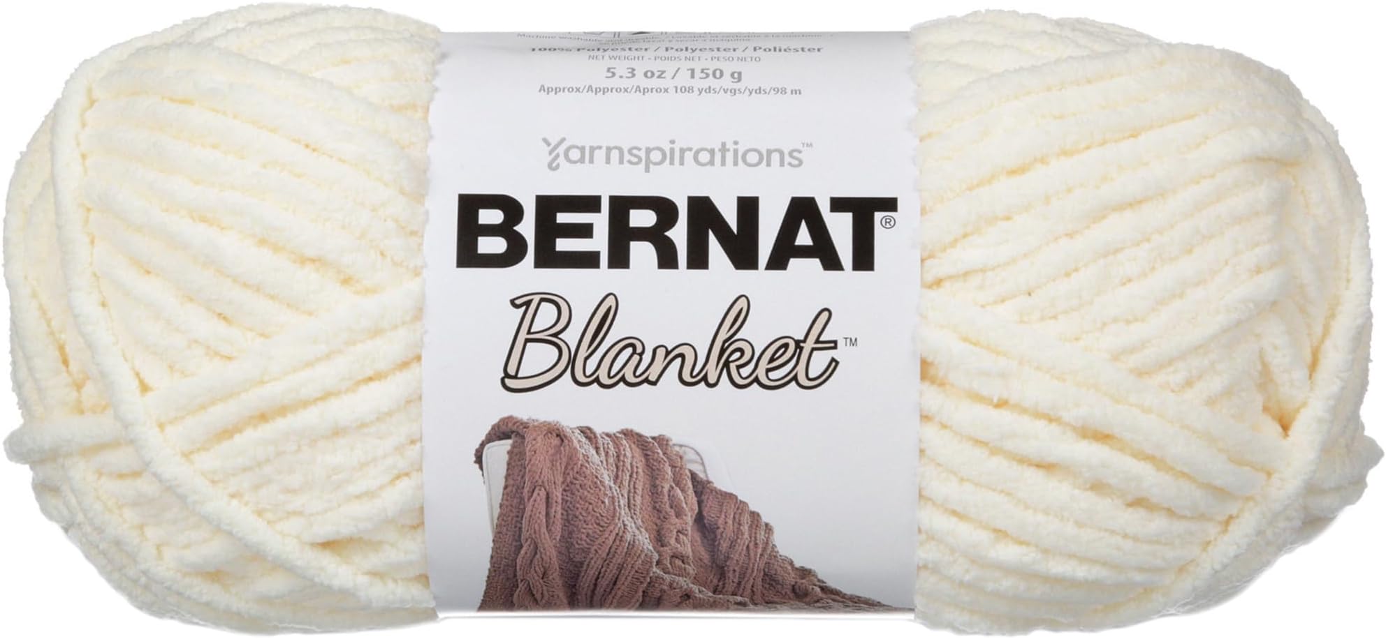 Bernat Blanket Yarn-Vintage White