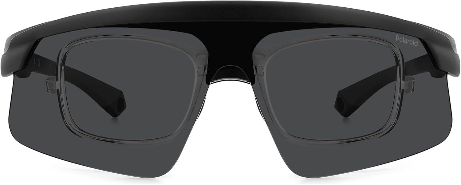 Polaroid Rectangular Matt Blue Polarized Sunglasses