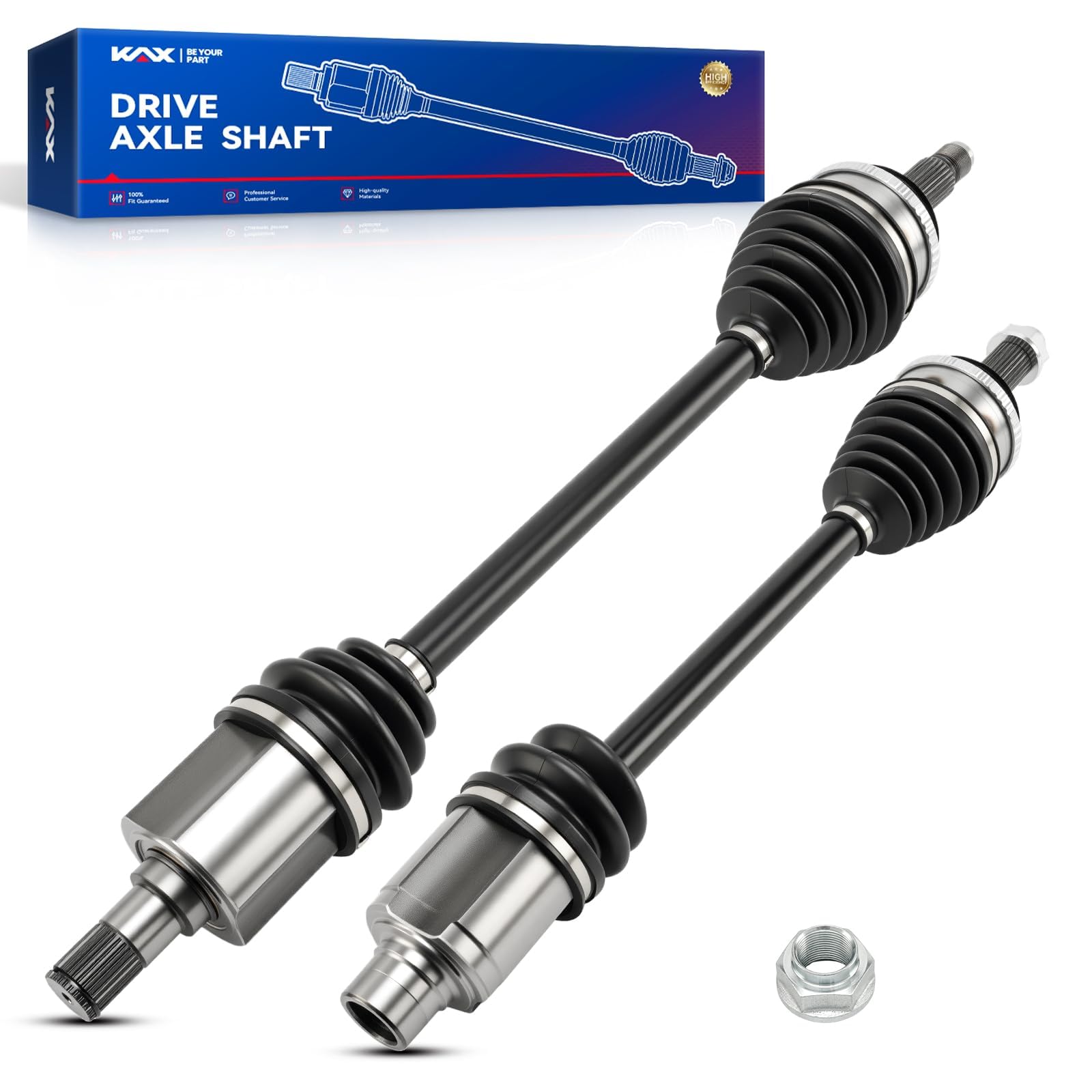 Amazon.com: KAX 66-4164 66-4165 Front Axle Shaft Assembly Fits