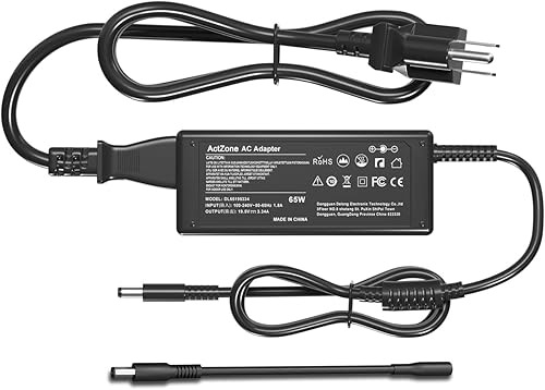Adaptador de CA de cargador para laptop de 45 W 65 W para Dell Inspiron 13 14 15 3000 5000 7000 Series 3147 3511 3555 3558 3565 3583 3593 5100 5552