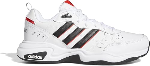 adidas Men's Strutter Shoes, Cloud White/Core Black/Active Red, 9 UK - 4
