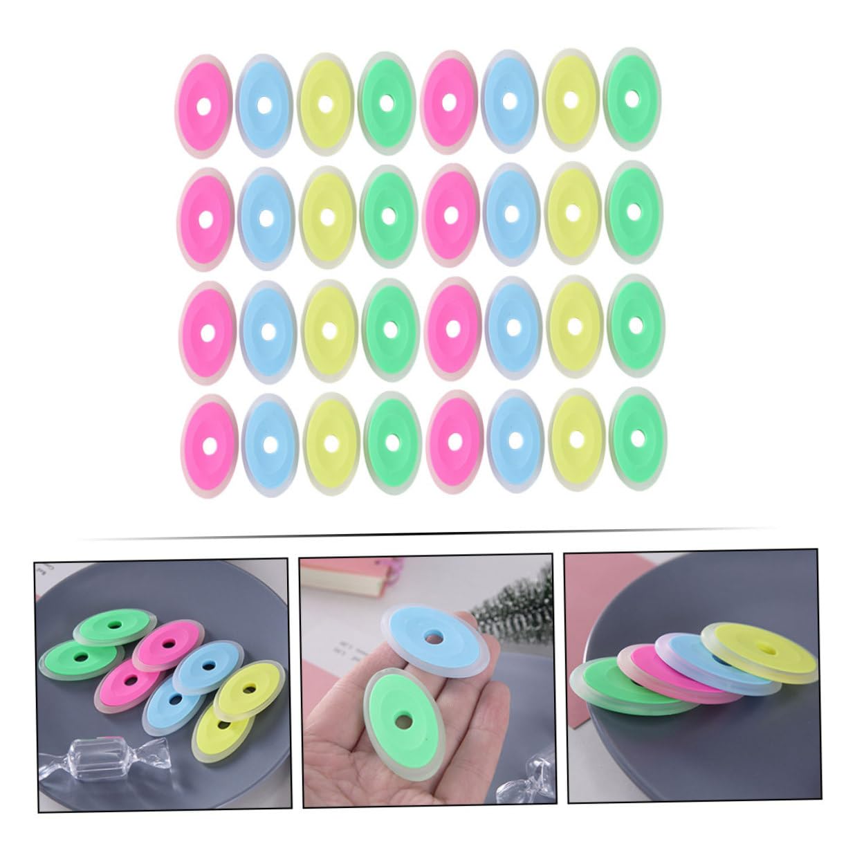 SHINEOFI 2 Sätze Gelstift Radiergummi Radiergummis Büro-silikon-radierer Schulbürobedarf Büro Radiergummi Zubehör Löschbare Silikon-radierer Kieselgel 50 Stück * 2