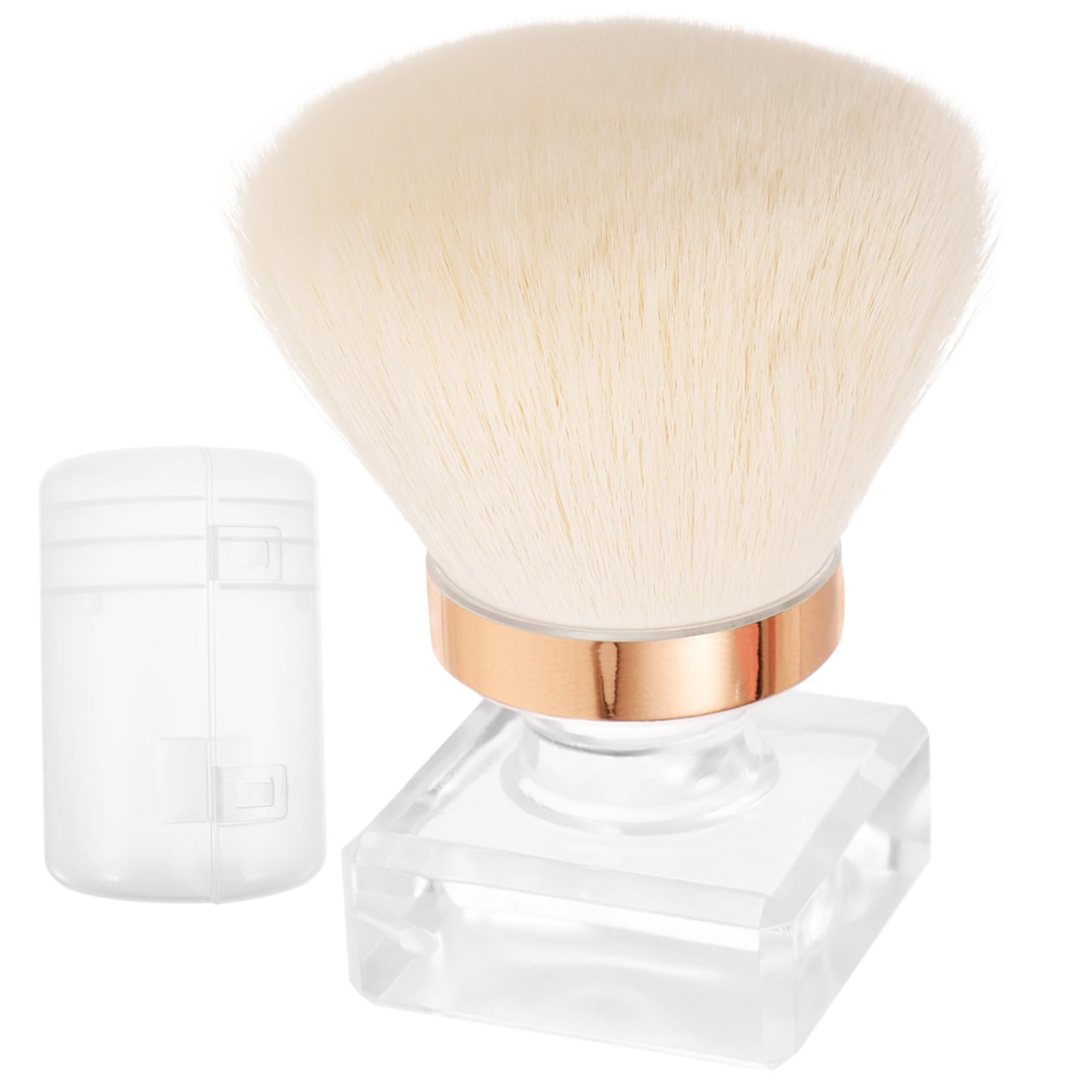 minkissy 5 Piezas Cepillo De Uñas Plumero Cepillo De Maquillaje Cepillo De Base Cepillo De Arte De Uñas Cepillo Depurador De Uñas Cepillo De Rubor Cepillo De Uñas Para Limpieza Cepillo De