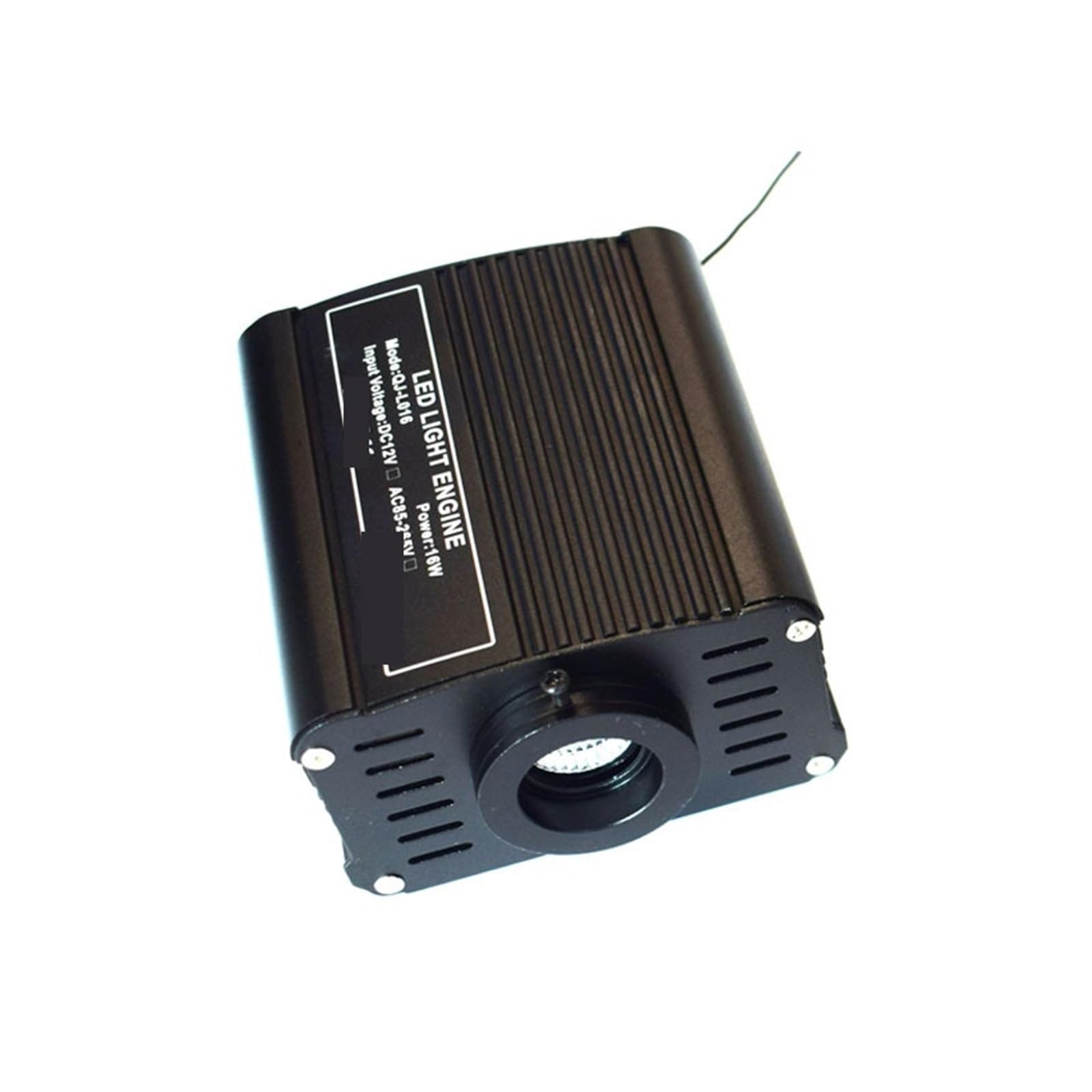 Oświetlenie wnętrza samochodu LED, Zestaw oświetlenia światłowodowego DMX512 16W RGBW LED do sufitu światłowodowego LED, zestaw silnika Shooting Stars Światła nastrojowe w samochodzie (Color : A, Si