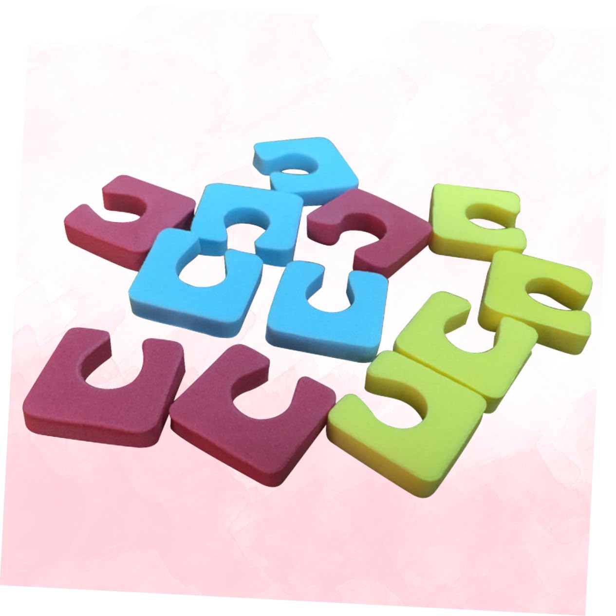 TOVINANNA 144Pcs Sponge Toe Separators for Manicure Comfortable Toe Spacers Random for Nail Art and Toe Alignment Easy to Use and Durable