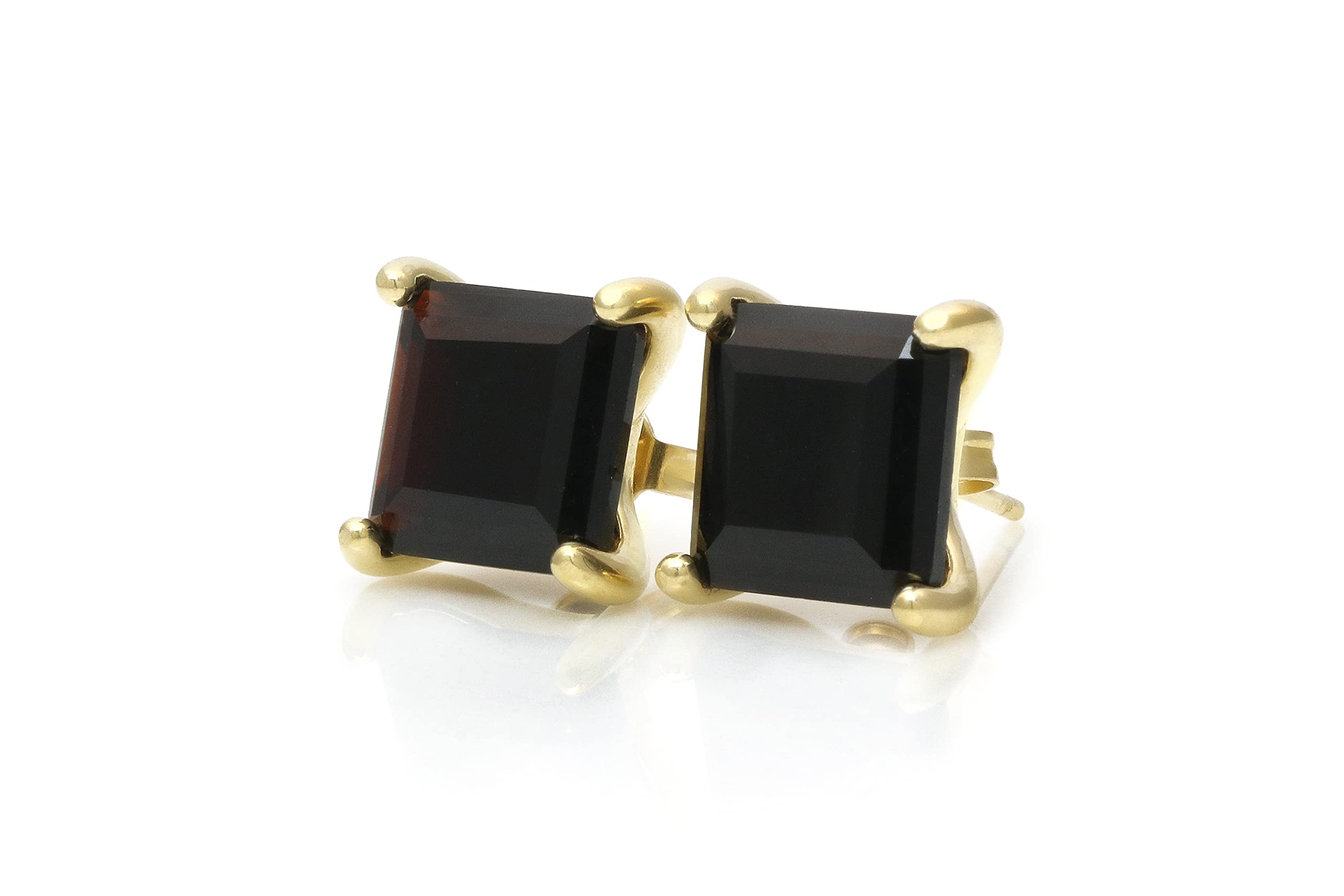 Semplici Orecchini Onice Nero Delicato per Donne - Orecchini Gioielli Gemma Stud, Orecchini per Tutti i Giorni, Orecchini Fatti a Mano Oro 14k Vermeil - Regali per Lei - Materiale Personalizzato