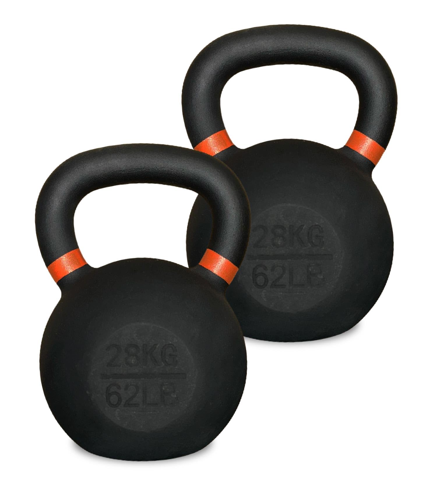Kettlebells Weights Pair Cast Iron Kettle Bell Weight Strength Training Equipment, Bodybuilding, Gym Workout, Fitness, And Exercise for Men & Women (4Kg to 28Kg) (28KG Pair)