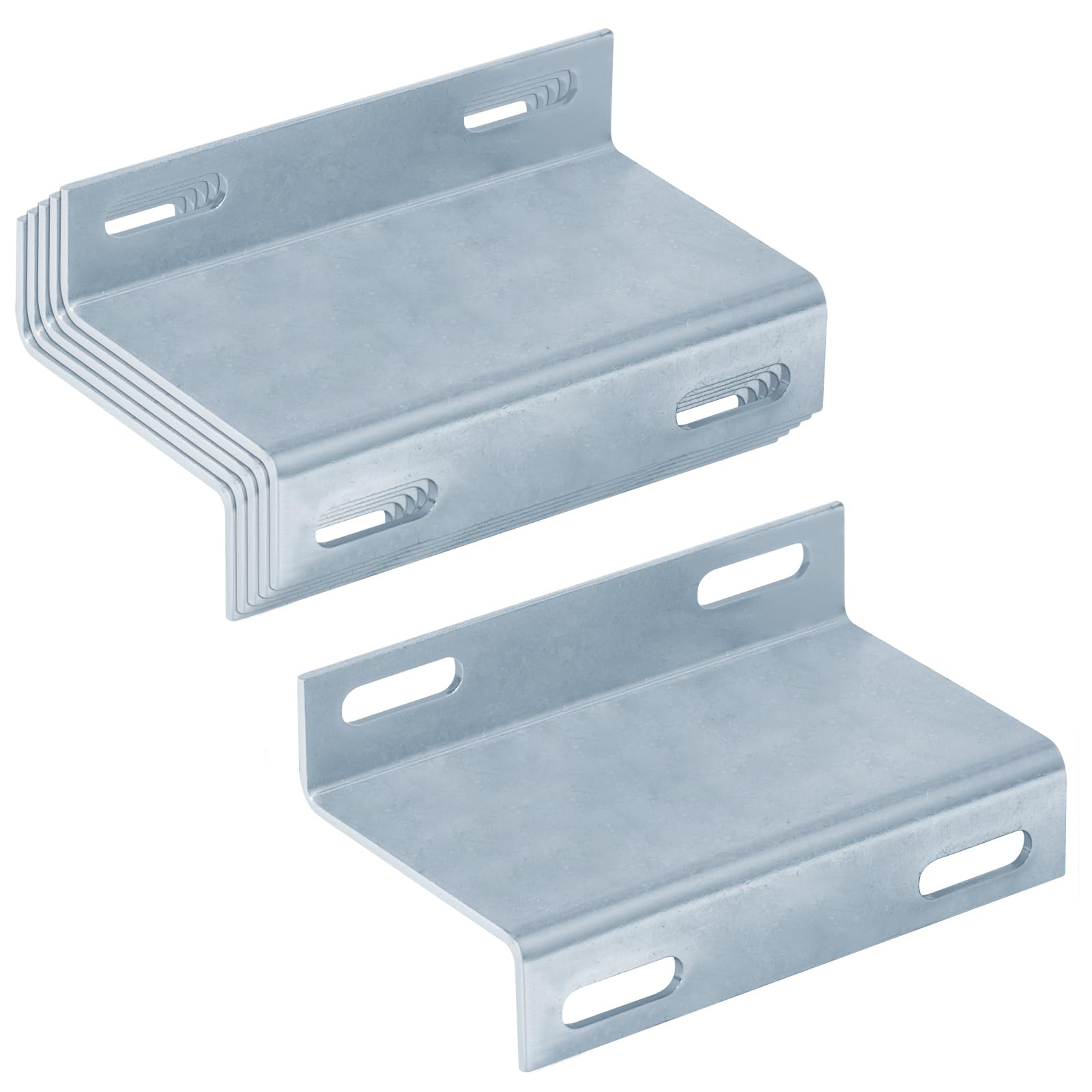 Lot De 4 Supports En Z (équerres) Profilés - Noir - Pour Assemblage De Profilés Aluminium (type 2020/2040)