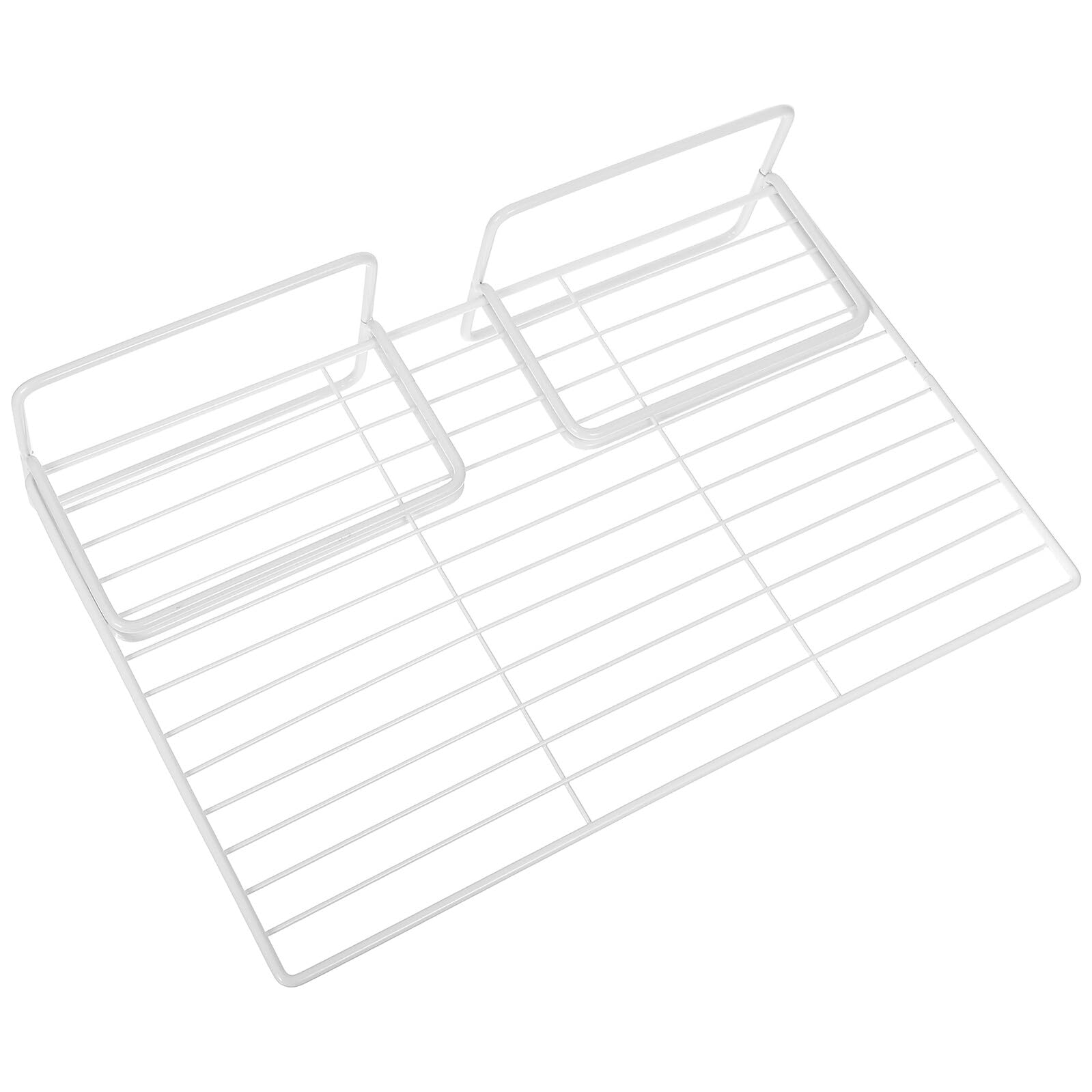 Séparateur d'étagère de réfrigérateur réglable Hemobllo en métal extensible de 37 à 44 cm