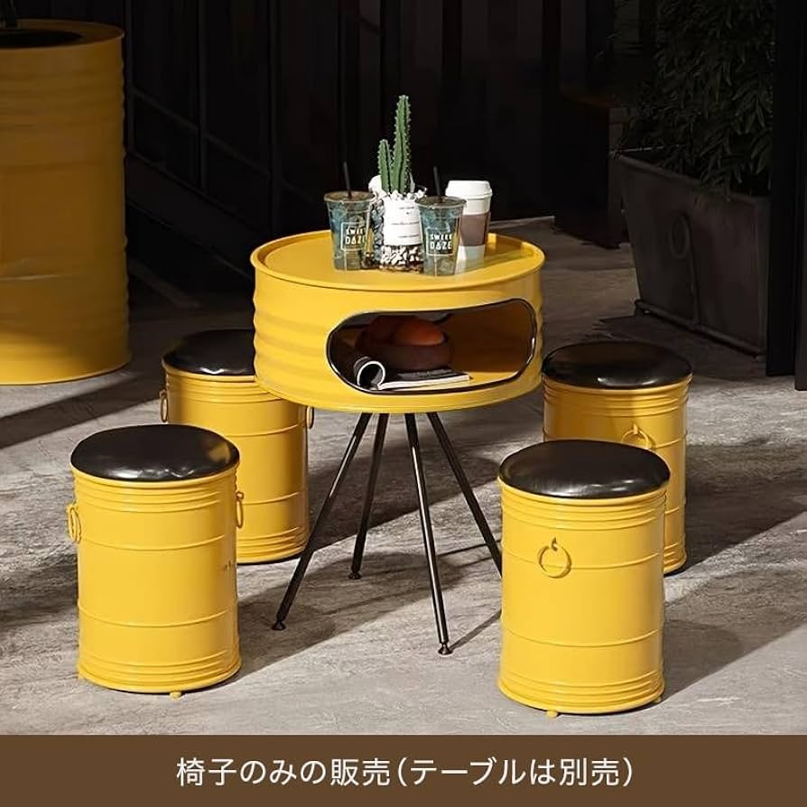 ドラム缶　スツール　椅子　インテリア　DIY 所さん風ドラム缶スツールDIY 大きなドラム缶でカッコイイ