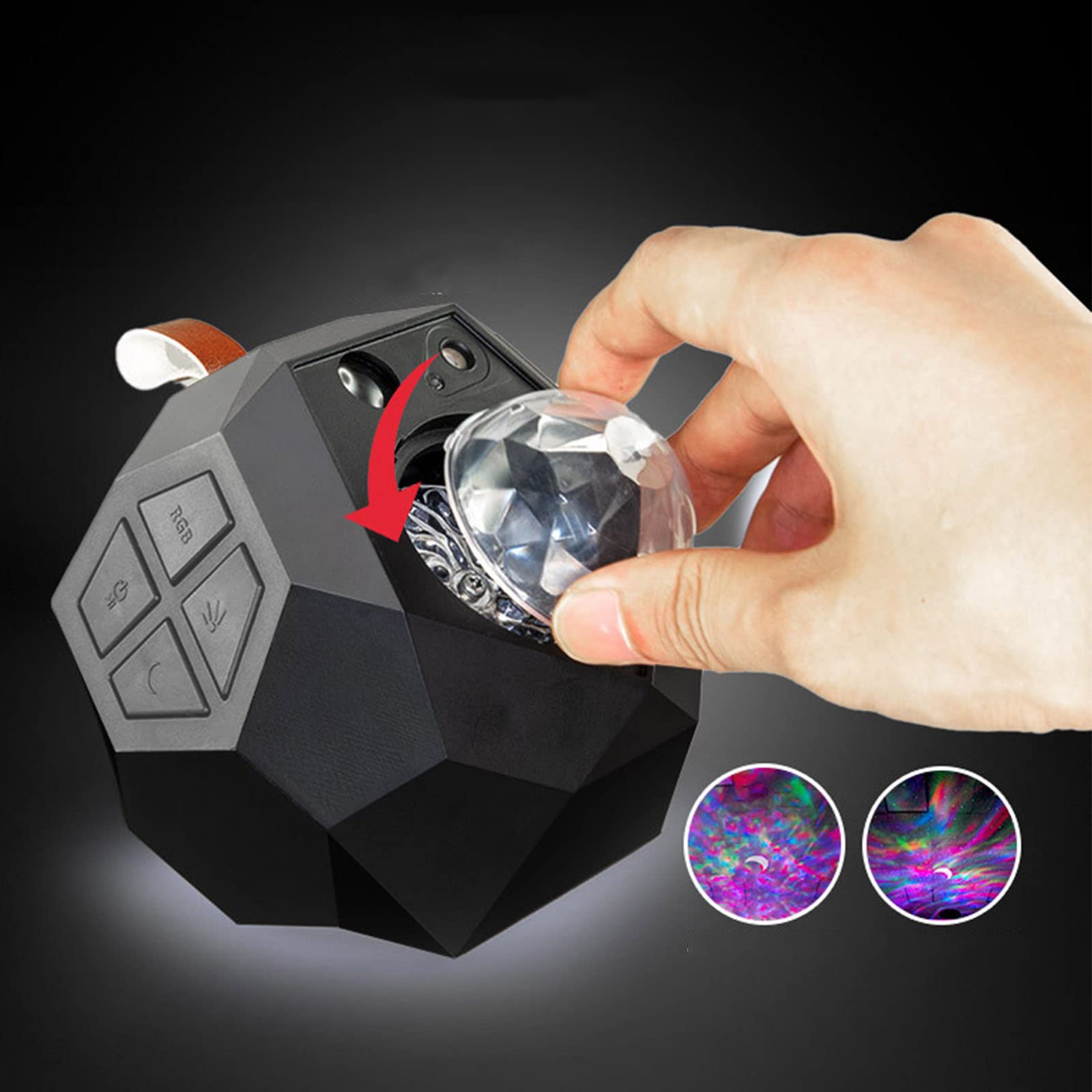 Luz nocturna para niños, proyector de luz de estrella de juguete, luces nocturnas oceánicas, lámpara proyector