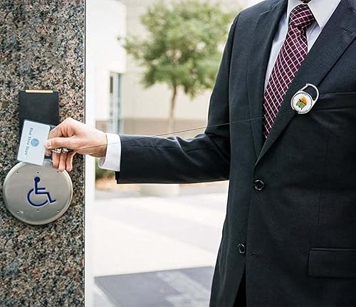 Miniatura 7 de HASFINE Bonito soporte para tarjetas de identificación con cordón suave para hombres y mujeres cordón de cuello de tela suave de alta calidad con