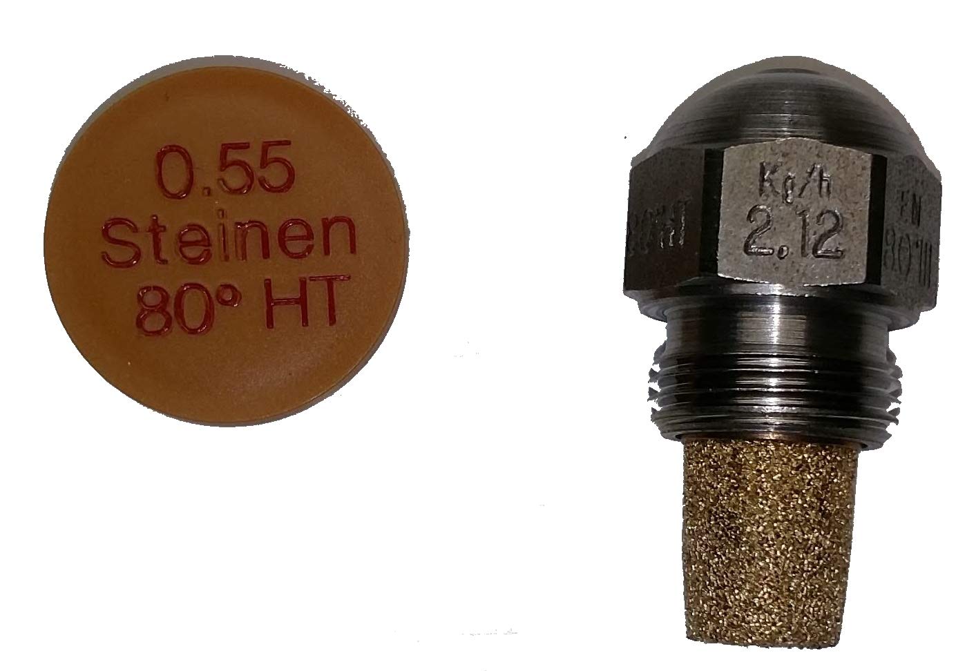 Stone Nozzle 0.55 GPH. 80 Degrees HT