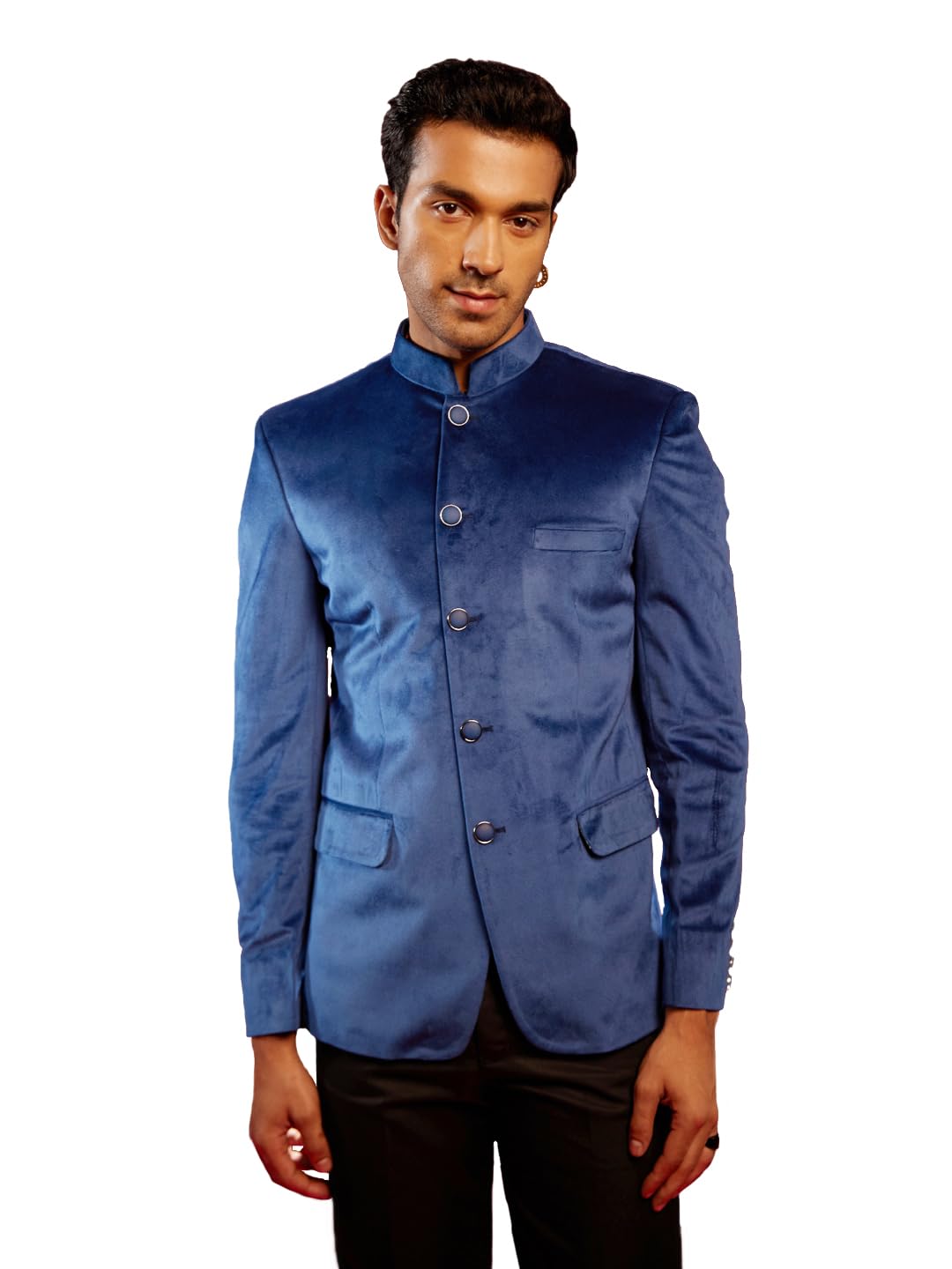vastramay Men's velvet Jodhpuri | Velvet Jodhpuri Bandhgala For Men-picture-20