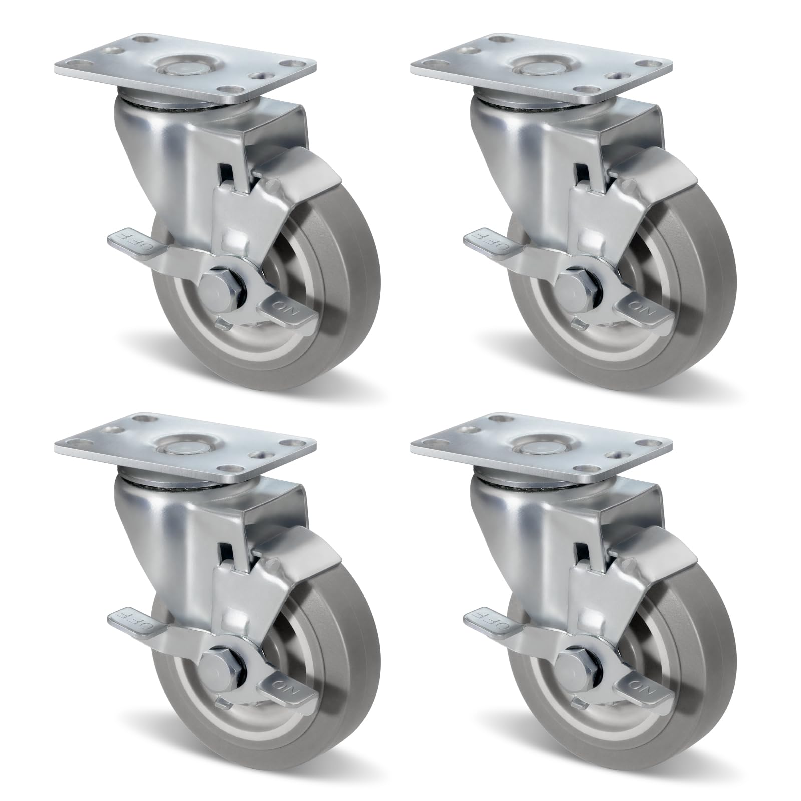 Heavy Duty Caster Wheels - 1000lb Capacity -21