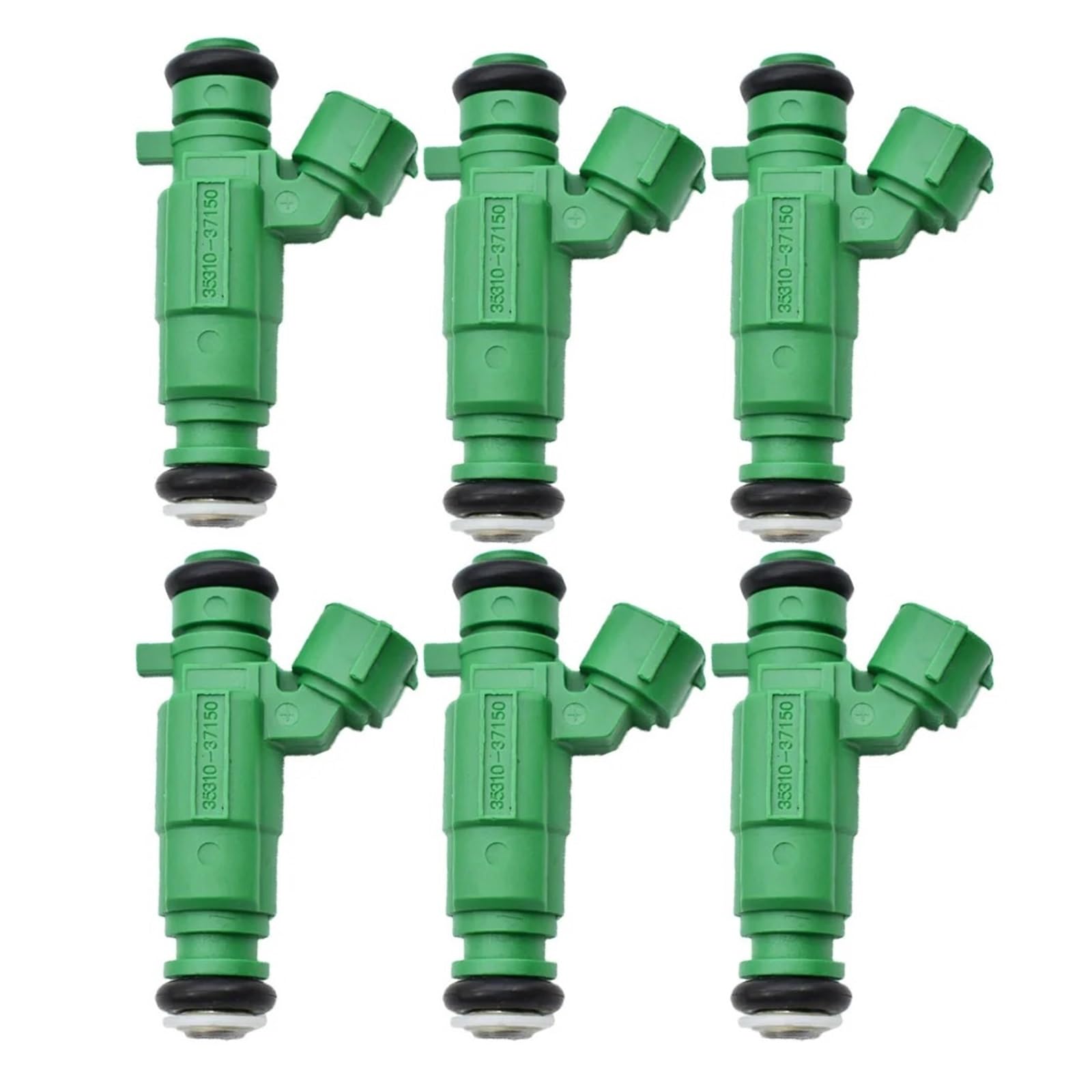 Fuel Injector Nozzle Auto Parts Injectors Compatible for Hyundai Sonata Santa Fe Tiburon Tucson Kia Optima Sportage 2.5L 2.7L 6Pcs/Lot 35310-37150 3531037150