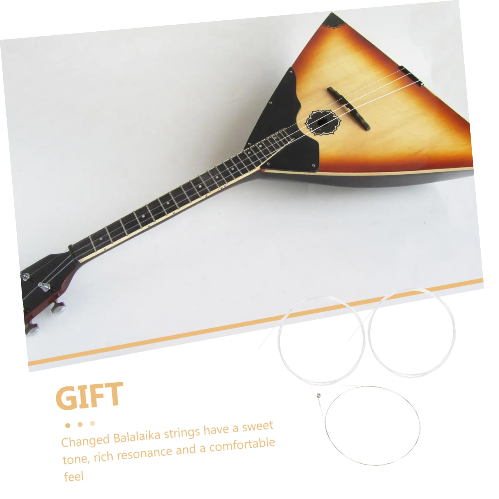 ifundom 15stücke Balalaika Saiten Hochwertige Ersatzsaiten Für Klare Töne Und Starke Resonanz Für Musiker Und Balalaika-enthusiasten