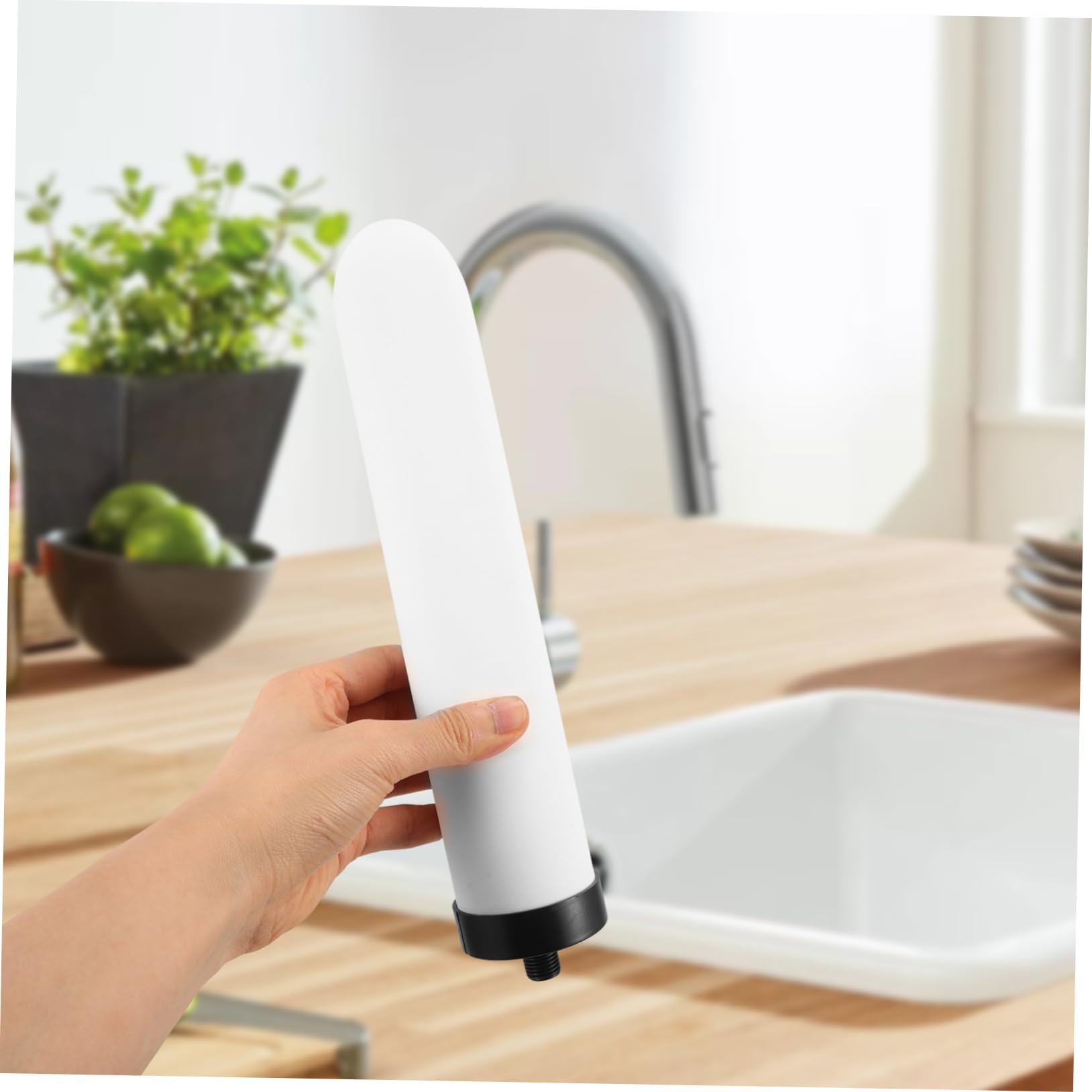 DOITOOL Filtros de Agua de Cerámica Repuesto Sistema de Filtración Práctico para Encimera, Elemento Filtrante de Alta Eficiencia para Agua Potable, 2 Unidades para Uso Doméstico