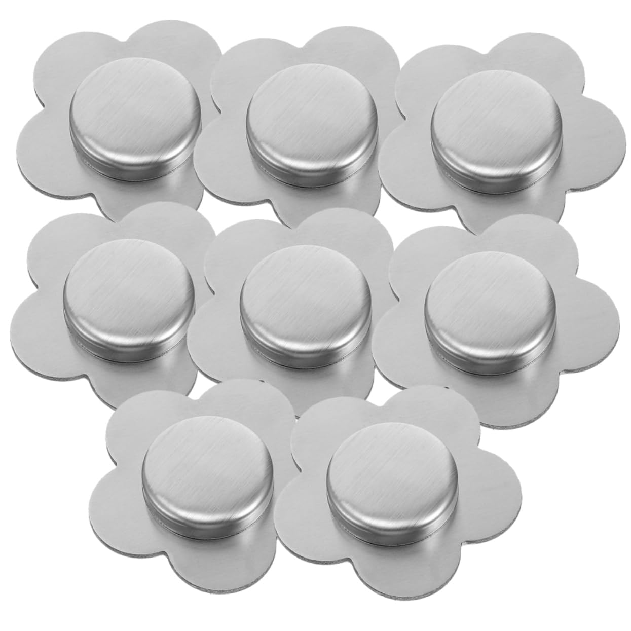 Tischdeckenmagnete 8 Stück Edelstahl Silber für Fixierung