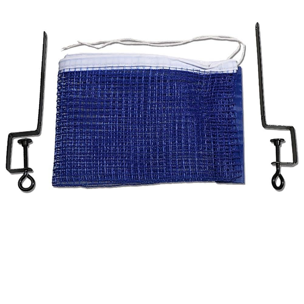 Table Tennis Net and Post Clamp Stand Set, 180cm Retractable Mesh with Alloy Frame, Porta…