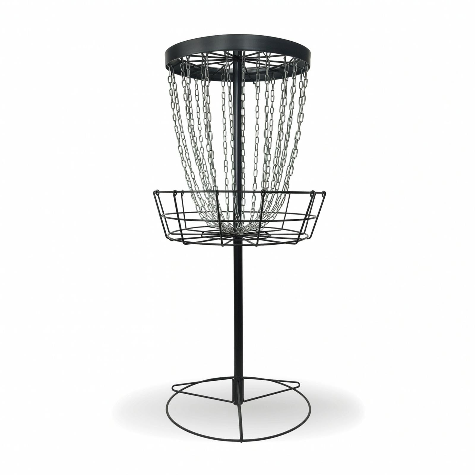 Disc-Catching Basket Basket with Chains Freestanding Disc-Catching Basket Basket Target Portable Sports Gear for Beginners, Backyard, Park Black-picture-26