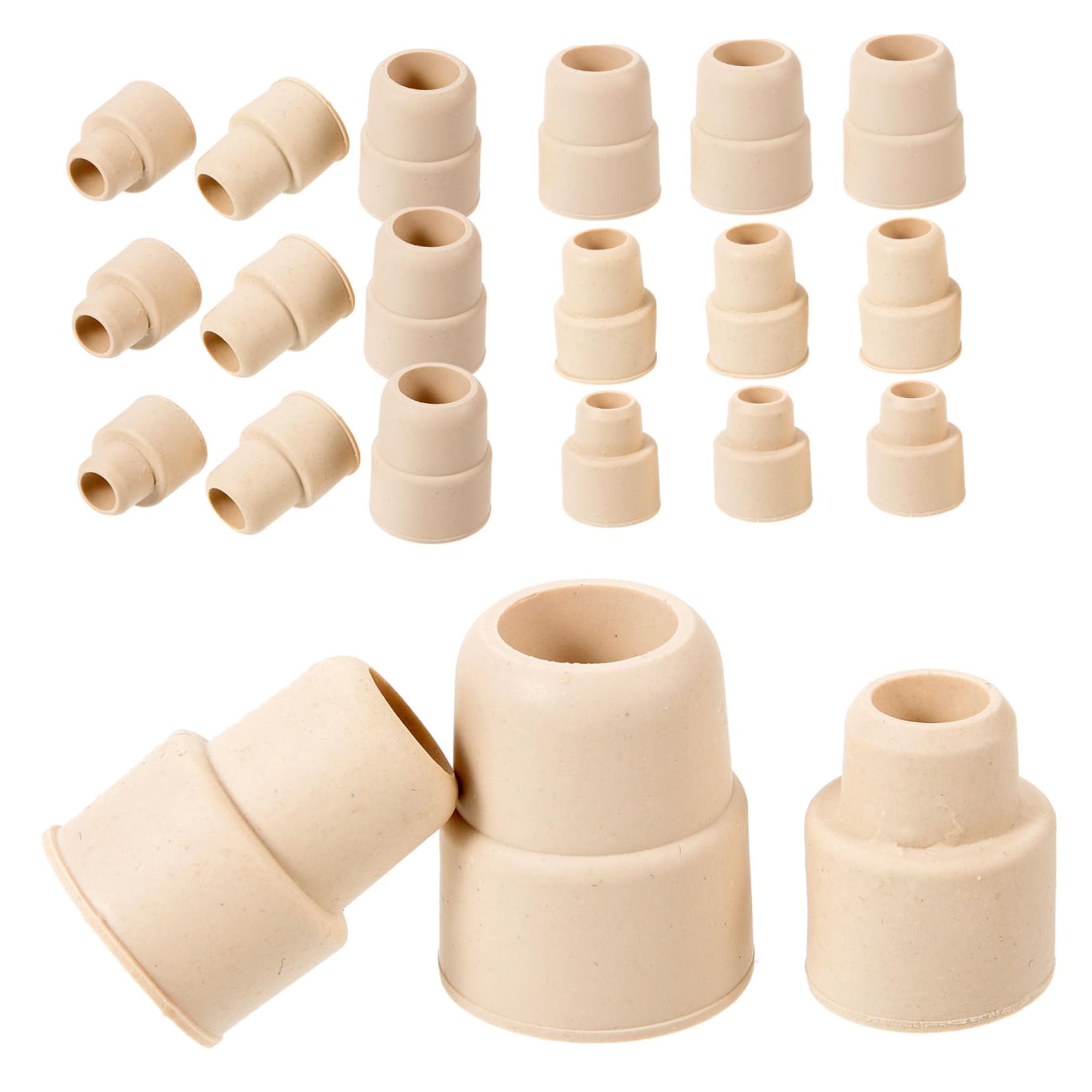 MAGICLULU 5 Ensembles Lot De 5 En Caoutchouc À Usage Quotidien Pour Verrerie Bouteilles Tubes À Essai Pour Pichets De Laboratoire Pour 30 pièces * 5