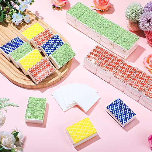 Image of Yinder 120 Pack Pocket Tissues Travel Size 3 Ply Facial Paper Bulk