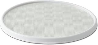 Copco Basics 18 Inch Non-Skid Lazy Susan Turntable Organizer for Under Sink, Cabinet, Pantry Storage - Crystalline