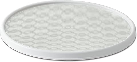 Copco Basics Non-Skid Lazy Susan for Under Sink and Cabinet Storage, 18 Inch, Crystalline