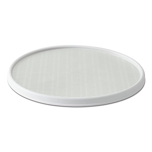 Copco Basics Non-Skid Lazy Susan for Under Sink and Cabinet Storage, 18 Inch, Crystalline