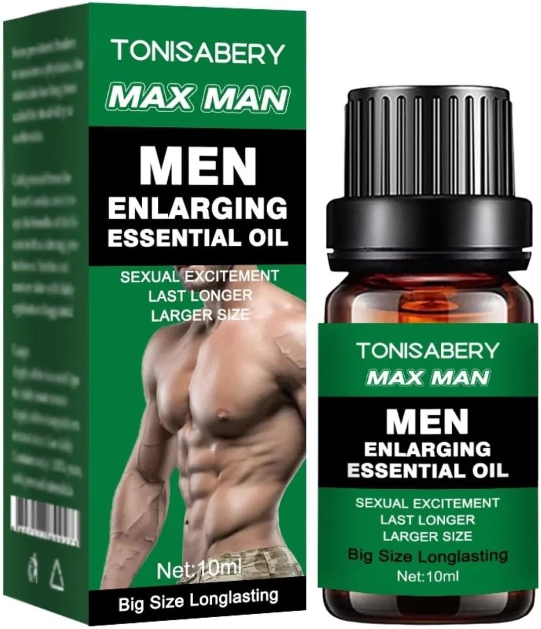 Tonisabery Max Man Essential Oil – Male Massage (10ml) (Green)
