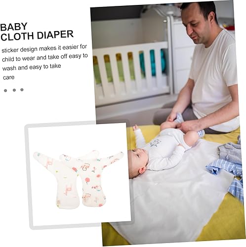 Miniatura 6 de Pañales para bebés prematuros, 2 unidades, pañales de algodón para recién nacidos, reutilizables, lavables, para niños y niñas, estilo aleatorio