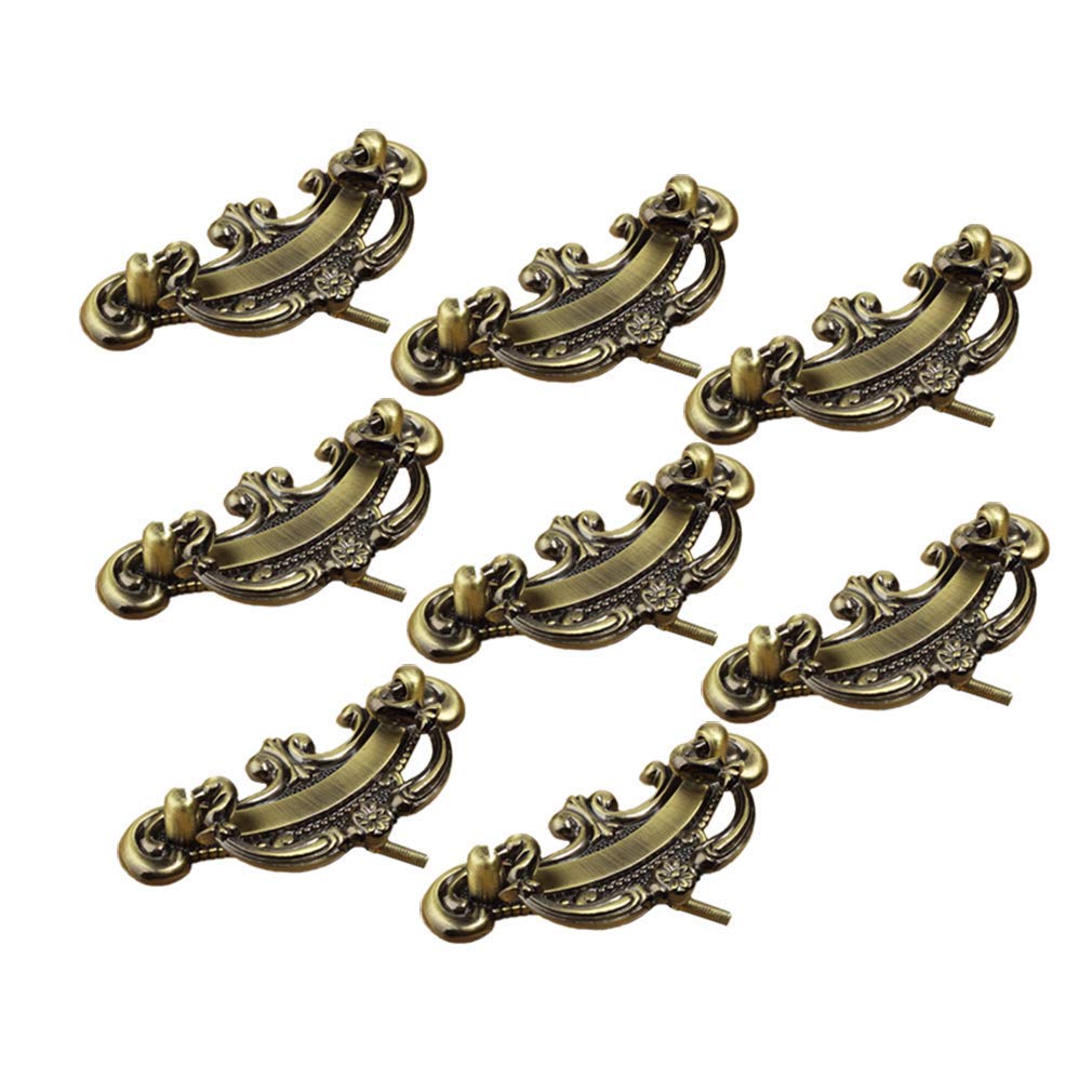 Uchwyty meblowe Gałki do drzwi Uchwyt do szuflady Drzwi do szafki Szuflada do szafki Uchwyty do sypialni Retro Szafka Klamka do drzwi szafy Meble (złoto 64 mm) (miedź 64 mm)