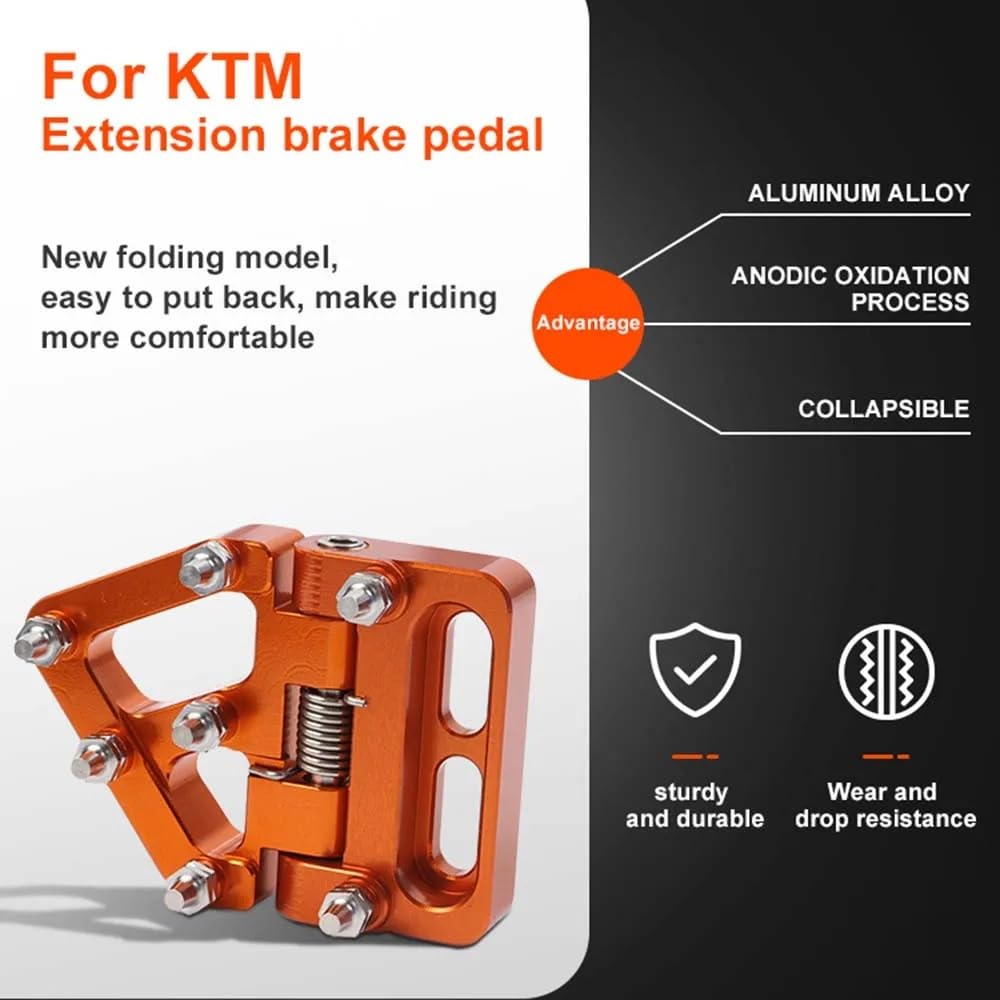Motorrad Bremspedal Faltbar - CNC Alu Für KTM 390-1290 Adventure Modelle
