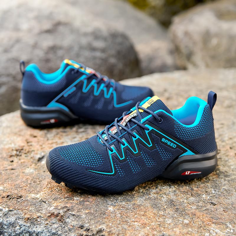 Zapatillas de senderismo para hombre, Trekking viajes, botas impermeables antideslizantes para caminar al aire libre Escalada Sneakers