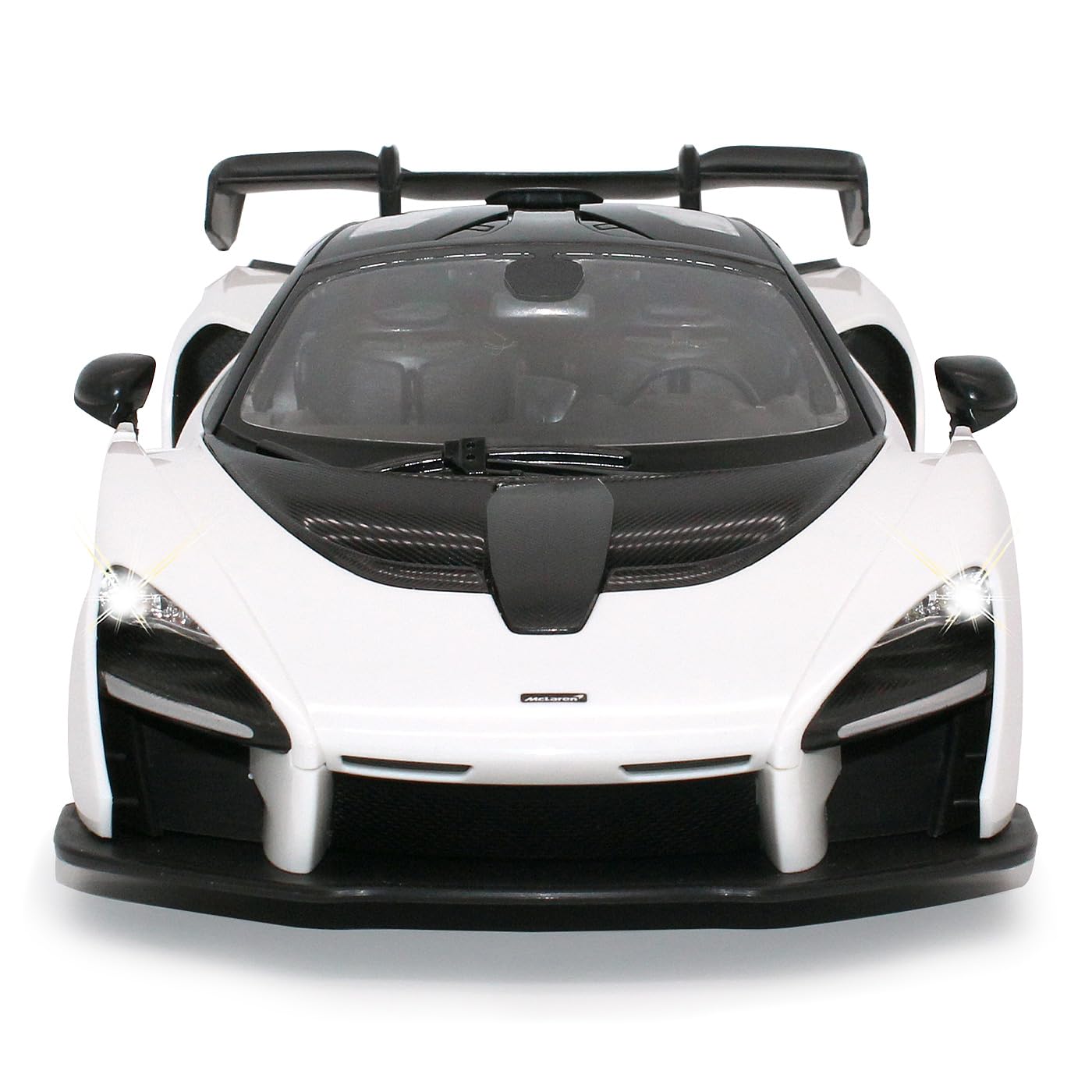 JAMARA 403118 McLaren Senna 2,4 GHz 1:14-RC samochód, oficjalnie licencjonowany, do 1 godziny jazdy samochodem, ok. 11 km/h, światło LED, ręczne otwieranie drzwi, idealnie odtworzone szczegóły,