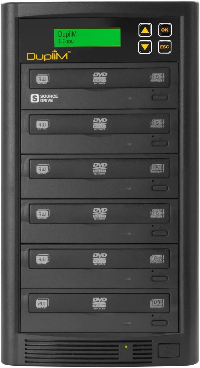 DupliM 1:5 DVD CD Duplicator Stand-Alone Burner Cloner Copier