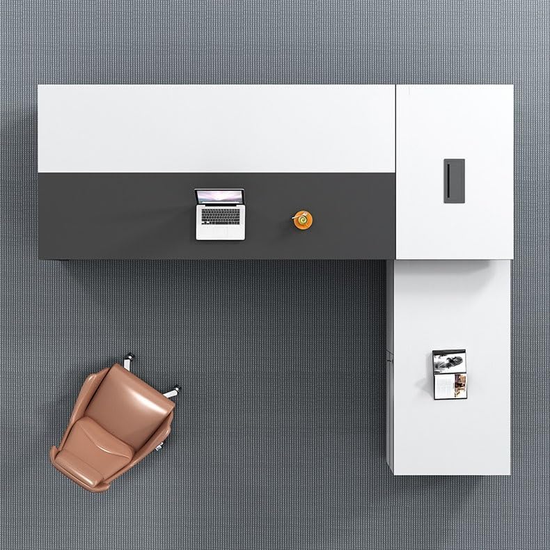 NEBE Scrivania Scrivania capo semplice e moderna adatta for ufficio aziendale, ufficio dirigente, scrivania presidenziale, mobili for ufficio scrivania direzionale Scrivania Ufficio(160 * 80 * 75cm)