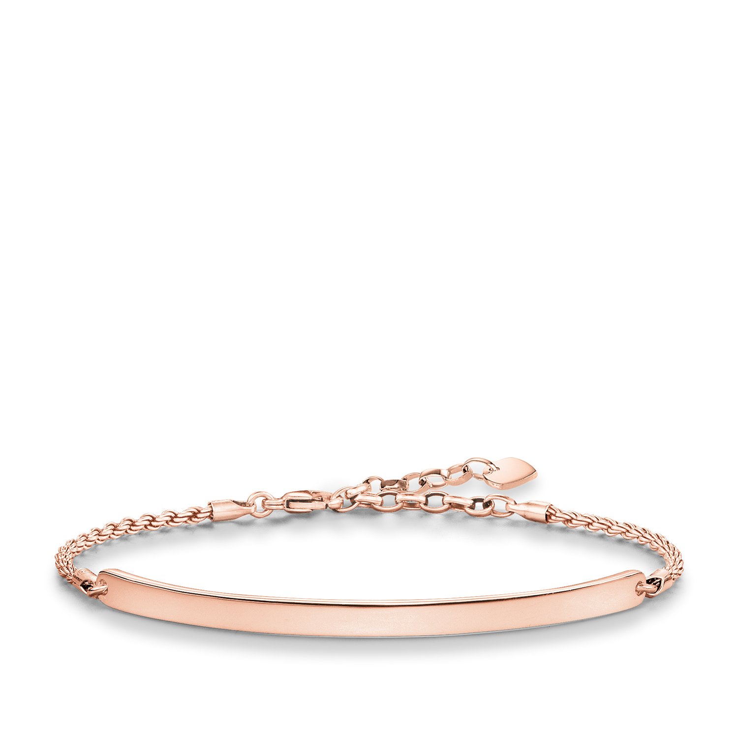 THOMAS SABO Armband Silber rosévergoldet LBA0008-415-12