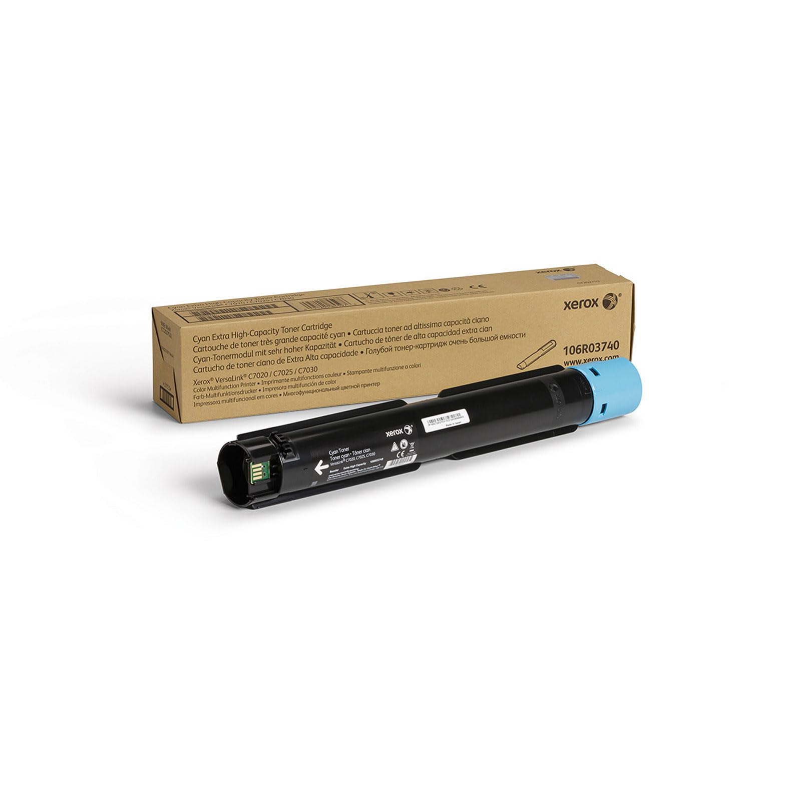 Xerox VersaLink C7020 /C7025 /C7030 Cyan Extra High Capacity Toner Cartridge (16,500 Pages) - 106R03740