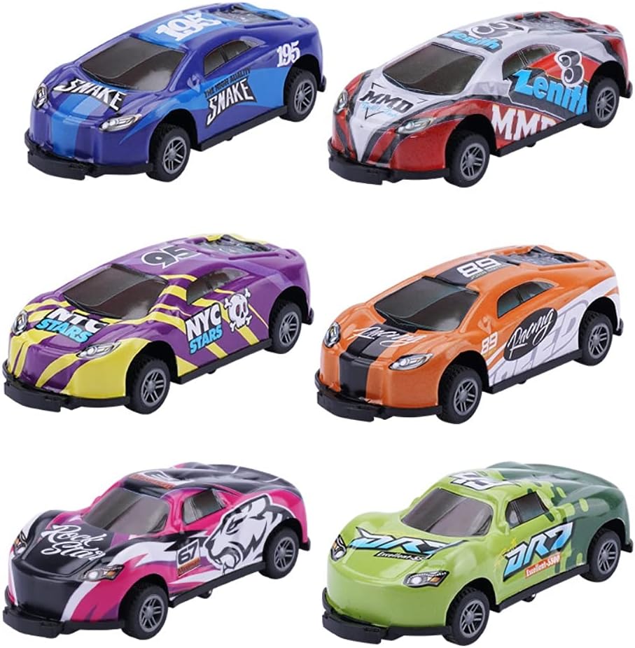 TangYang 6PCS Stunt Toy Car for Toddlers & Kids,Stunt Toy Alloy Pull
