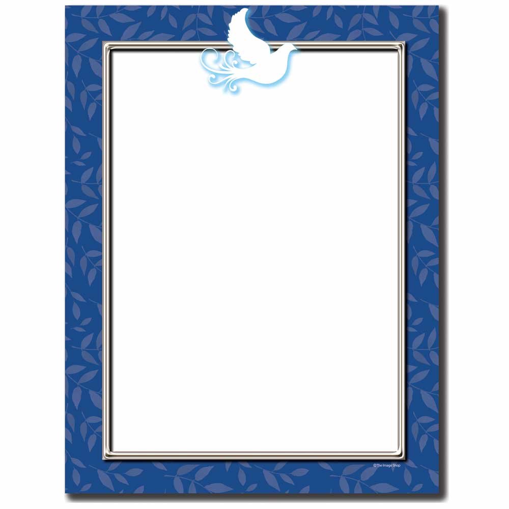 Peace Dove Letterhead Laser & Inkjet Printer Paper, 25pk