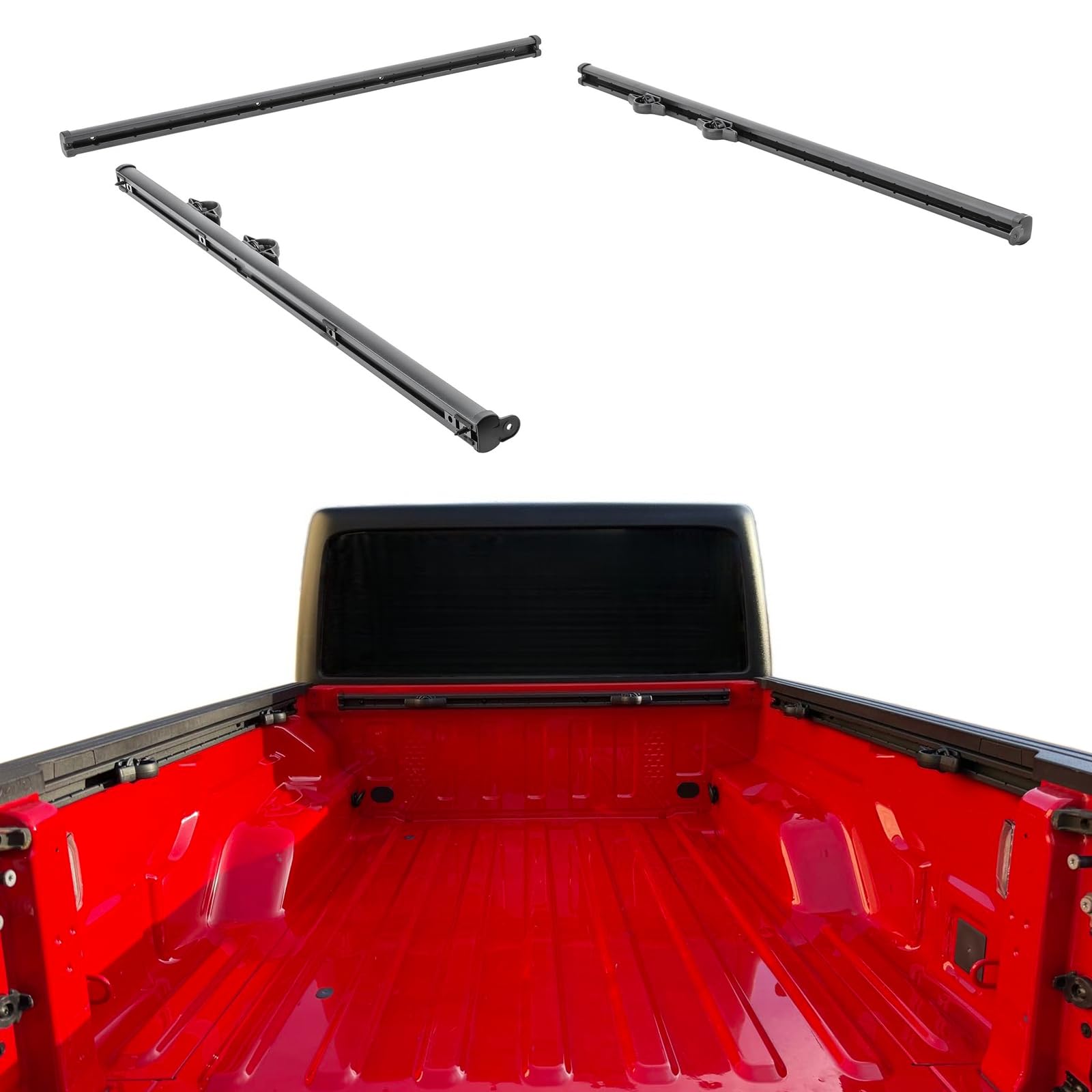 ROSY PIXEL Trail Rail System for Jeep Gladiator 2020 2021 2022