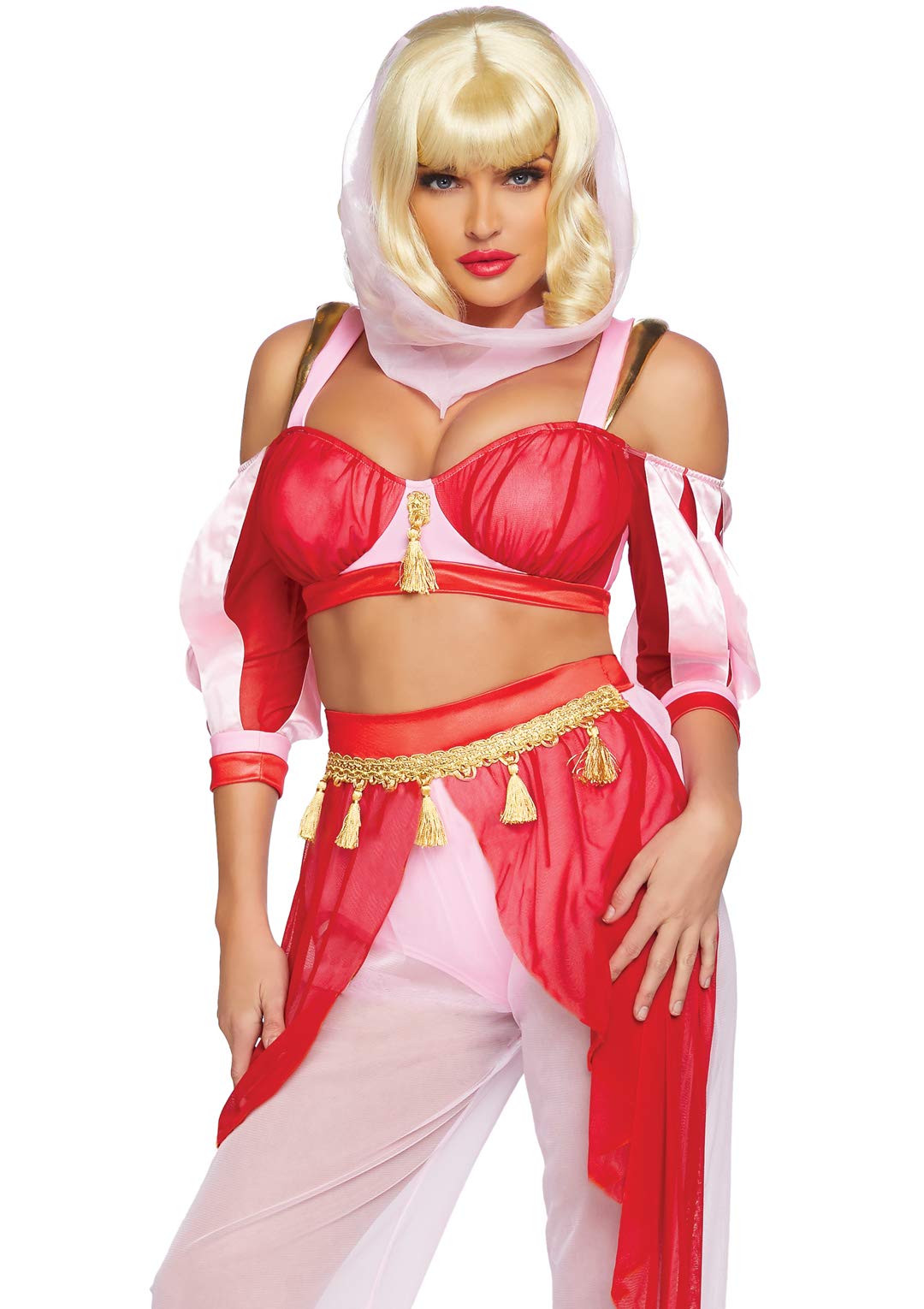 Leg Avenue 8685902064 Dreamy Genie, Red, Pink, M (EUR 40-42)