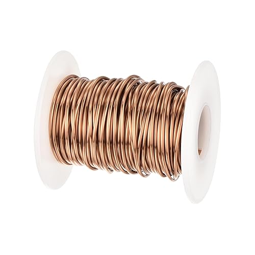 Miniatura 56 de MECCANIXITY - Alambre magnético de 36 AWG 0.12mm, 36 calibre 1631 pies (497m) de alambre de cobre esmaltado para bobinado magnético, bobina de 50g
