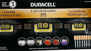 Duracell LEDヘッドランプ 575ルーメン 3個