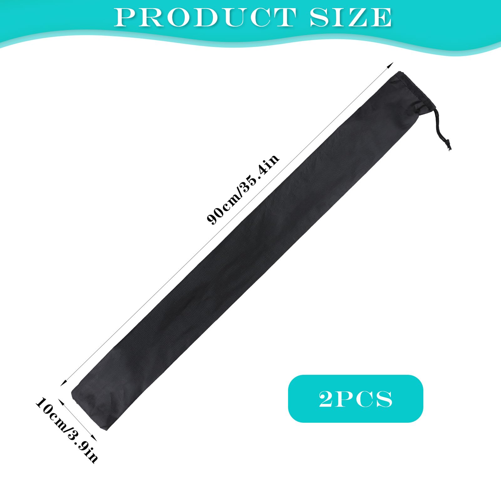 Funda para palo de billar 35 pulgadas, funda suave para tacos de billar, bolsa de transporte de almacenamiento