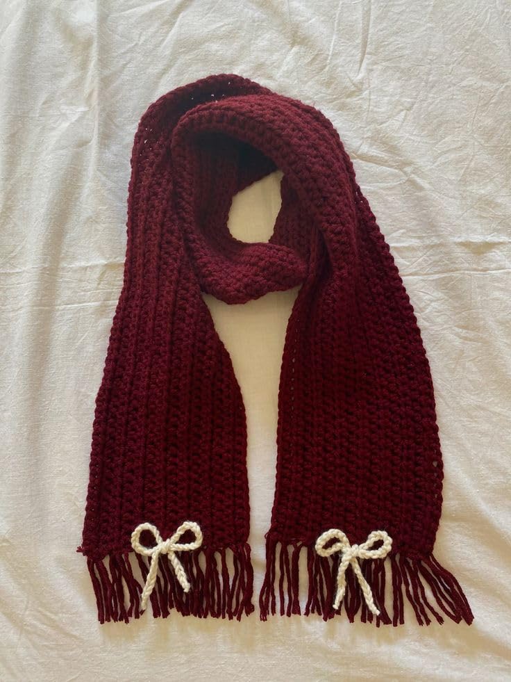 Image of Handmade Crochet Mikasa Muffler