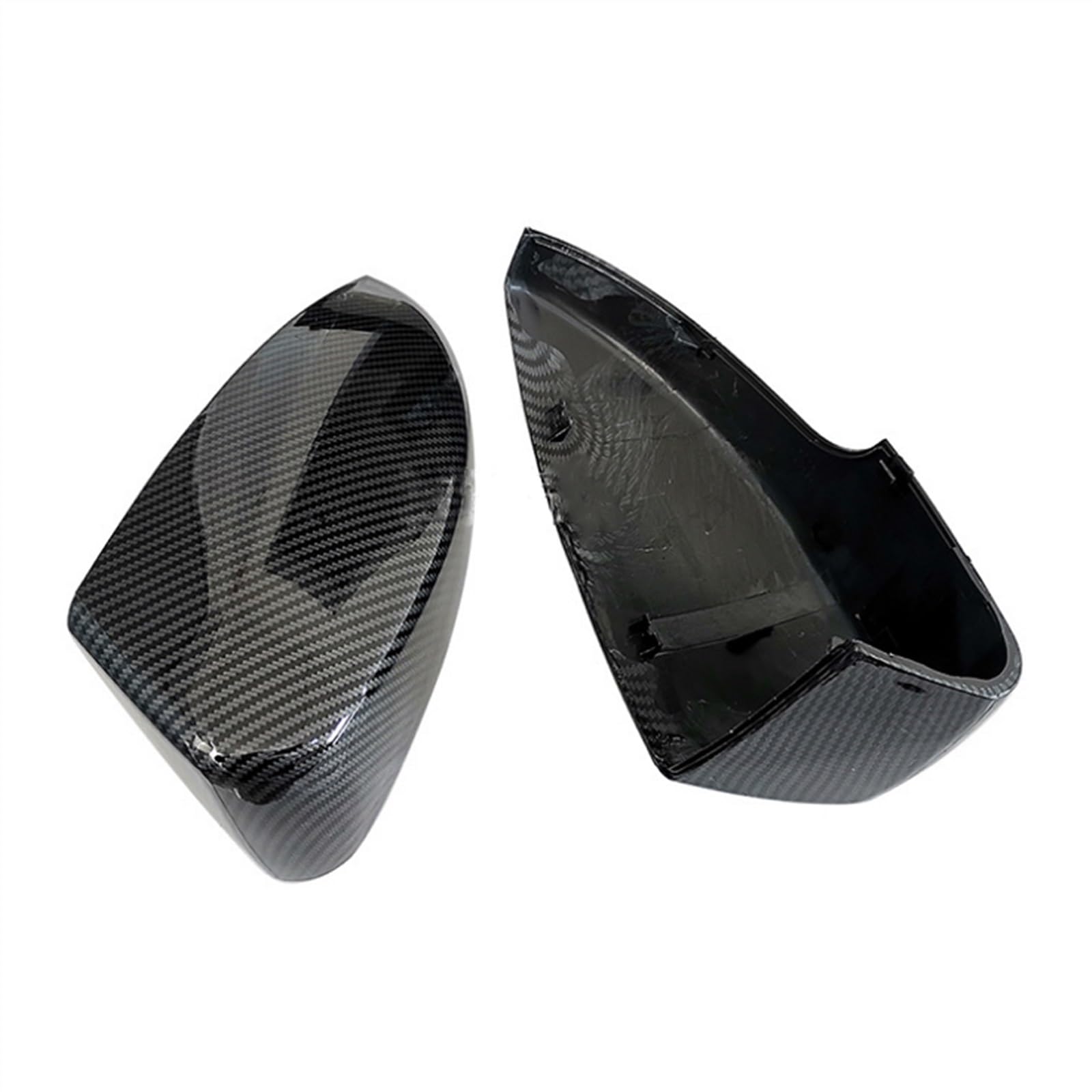 Viyoli Carbon Fiber Car Mirror Housing For F&Ord For Kuga For Escape C520 For Ecosport 2013-2018 For Focus 3 Mk3 Se St Rs Side Wing Rearview Mirror Cover Case Caps Side Mirror Cover (Color : )