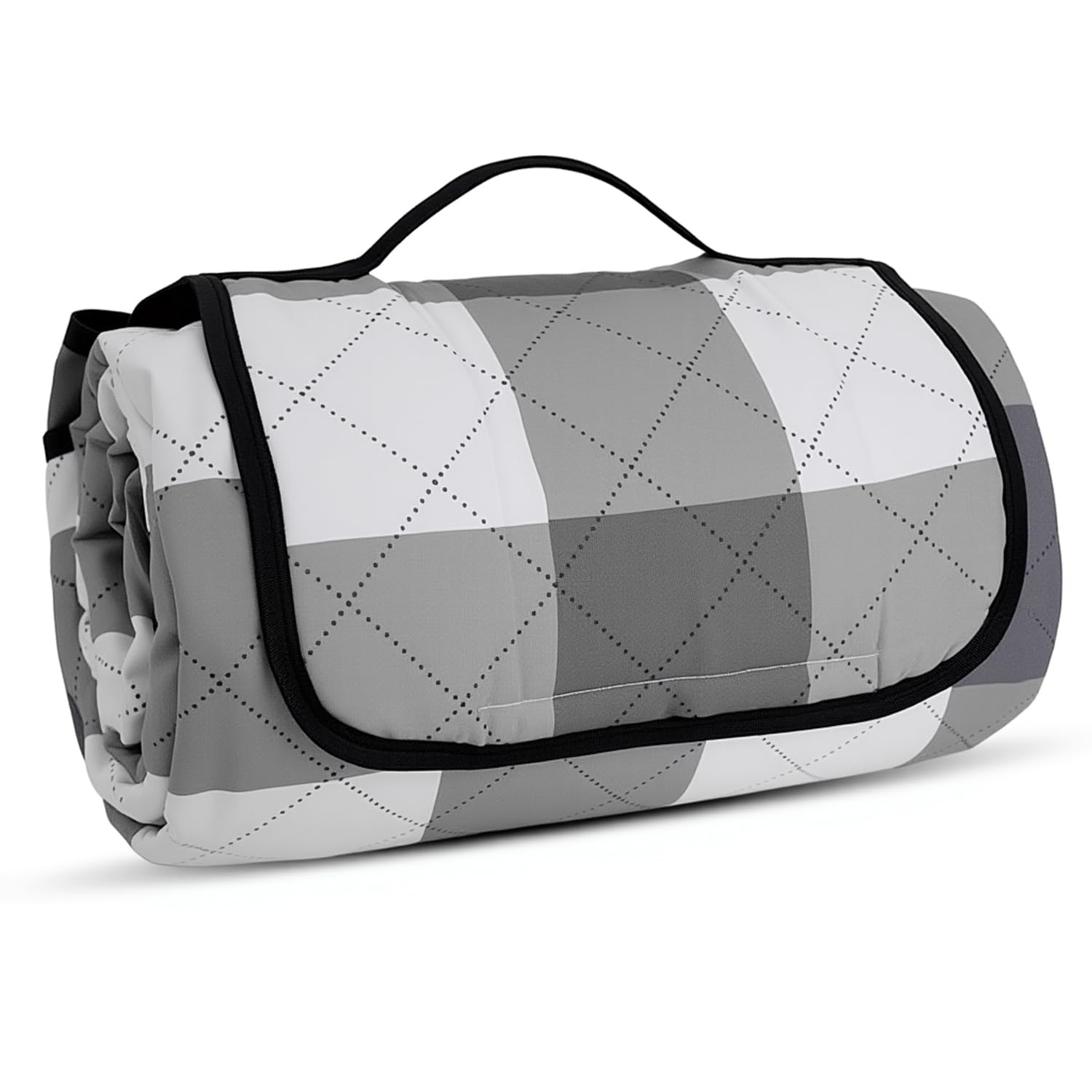 wewnen Oversize Picnic Blankets 80''x80'' Waterproof Beach Blanket Portable Sandproof Foldable & Machine Washable Outdoor Blanket for Camping Park Garden Beach Hiking and Family Fun